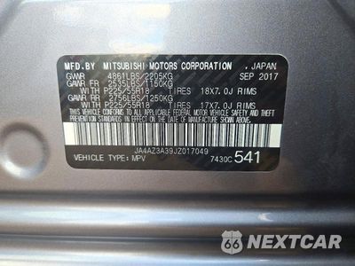 Zdjęcie 12 z 12 samochodu: 2018 MITSUBISHI OUTLANDER SE VIN:JA4AZ3A39JZ017049 - miniatura
