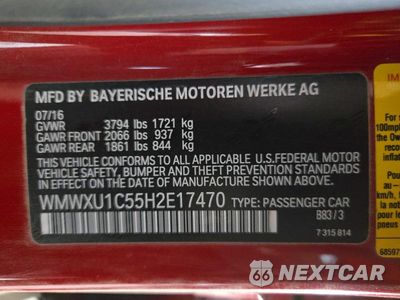 Zdjęcie 12 z 12 samochodu: 2017 MINI COOPER VIN:WMWXU1C55H2E17470 - miniatura
