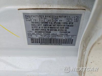Zdjęcie 12 z 12 samochodu: 2025 NISSAN SENTRA SR VIN:3N1AB8DV3SY224989 - miniatura