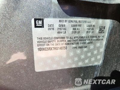 Zdjęcie 13 z 13 samochodu: 2017 CADILLAC CT6 LUXURY VIN:1G6KC5RX7HU148750 - miniatura