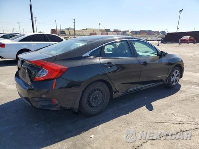Trzecie zdjęcie samochodu z tyłu: 2017 HONDA CIVIC LX VIN:19XFC2F57HE202952 - miniatura