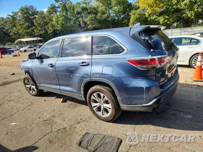 Drugie zdjęcie samochodu z przodu: 2016 TOYOTA HIGHLANDER LE PLUS VIN:5TDZKRFH2GS123129 - miniatura