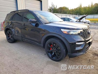 Czwarte zdjęcie samochodu z boku: 2024 FORD EXPLORER ST VIN:1FM5K8GC1RGA38674 - miniatura