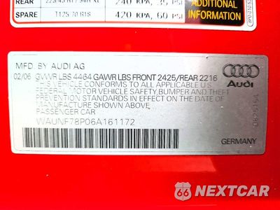 Zdjęcie 12 z 12 samochodu: 2006 AUDI A3 2.0 PREMIUM VIN:WAUNF78P06A161172 - miniatura