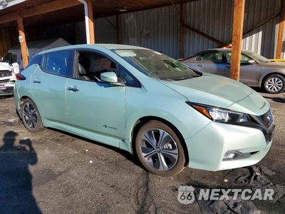 Czwarte zdjęcie samochodu z boku: 2018 NISSAN LEAF SL VIN:1N4AZ1CP3JC311162 - miniatura