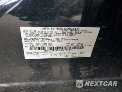 Zdjęcie 14 z 14 samochodu: 2014 FORD FLEX SEL VIN:2FMHK6C80EBD23712 - miniatura