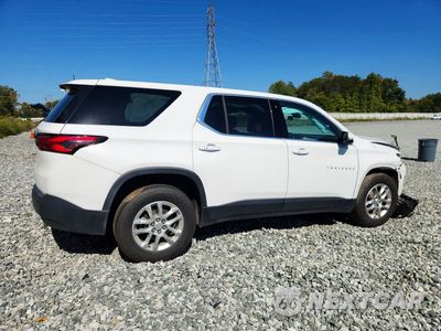 Trzecie zdjęcie samochodu z tyłu: 2023 CHEVROLET TRAVERSE LS VIN:1GNEVFKW2PJ213023 - miniatura