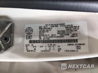 Zdjęcie 13 z 13 samochodu: 2017 FORD ESCAPE SE VIN:1FMCU9GD1HUB32067 - miniatura
