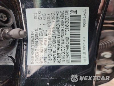 Zdjęcie 13 z 13 samochodu: 2021 HONDA CIVIC SPORT VIN:2HGFC2F88MH520881 - miniatura