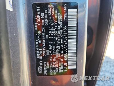Zdjęcie 12 z 12 samochodu: 2019 HYUNDAI TUCSON VALUE VIN:KM8J33A42KU941486 - miniatura