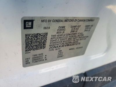 Zdjęcie 13 z 13 samochodu: 2019 CHEVROLET EQUINOX LT VIN:2GNAXUEV9K6307275 - miniatura