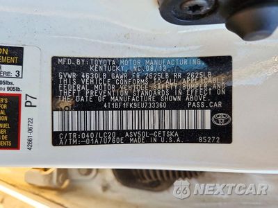 Zdjęcie 13 z 13 samochodu: 2014 TOYOTA CAMRY SE VIN:4T1BF1FK9EU733360 - miniatura