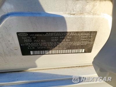 Zdjęcie 12 z 12 samochodu: 2019 HYUNDAI SONATA SEL VIN:5NPE34AF6KH812271 - miniatura