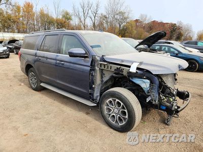Czwarte zdjęcie samochodu z boku: 2022 FORD EXPEDITION MAX XLT VIN:1FMJK1JTXNEA40024 - miniatura