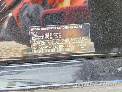 Zdjęcie 12 z 12 samochodu: 2014 BMW 328 I VIN:WBA3A5C52EF604990 - miniatura
