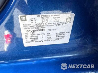 Zdjęcie 12 z 12 samochodu: 2017 CHEVROLET SILVERADO K1500 LT VIN:1GCVKREC5HZ381469 - miniatura