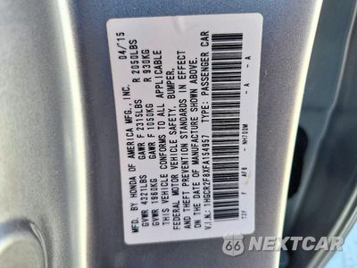 Zdjęcie 13 z 13 samochodu: 2015 HONDA ACCORD EXL VIN:1HGCR2F8XFA154957 - miniatura