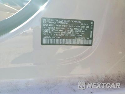 Zdjęcie 12 z 12 samochodu: 2013 VOLKSWAGEN PASSAT SE VIN:1VWBN7A35DC116534 - miniatura