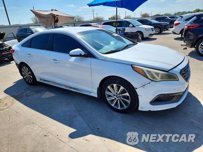 Czwarte zdjęcie samochodu z boku: 2017 HYUNDAI SONATA SE VIN:5NPE34AF0FH189591 - miniatura
