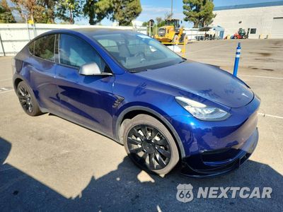 Czwarte zdjęcie samochodu z boku: 2022 TESLA MODEL Y VIN:7SAYGDEE2NF439190 - miniatura