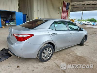 Trzecie zdjęcie samochodu z tyłu: 2014 TOYOTA COROLLA L VIN:5YFBURHE8EP160884 - miniatura
