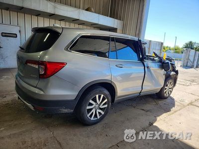Trzecie zdjęcie samochodu z tyłu: 2019 HONDA PILOT EX VIN:5FNYF6H30KB094761 - miniatura