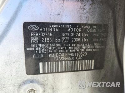 Zdjęcie 12 z 12 samochodu: 2017 HYUNDAI ELANTRA SE VIN:KMHD74LF9HU110520 - miniatura
