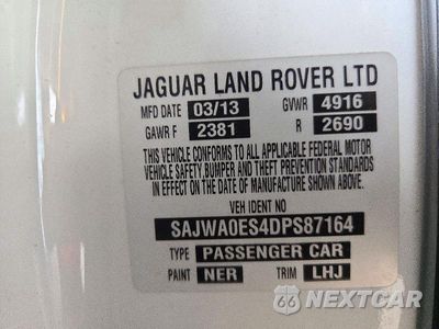Zdjęcie 12 z 12 samochodu: 2013 JAGUAR XF VIN:SAJWA0ES4DPS87164 - miniatura