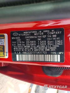 Zdjęcie 14 z 14 samochodu: 2026 HYUNDAI TUCSON HYBRID LIMITED VIN:KM8JEDD15TU431703 - miniatura