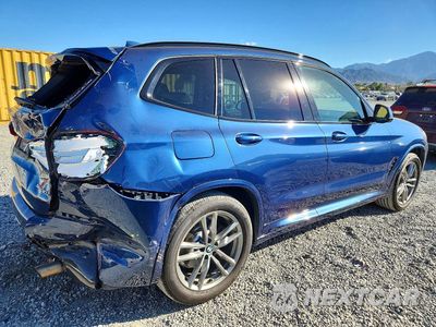 Trzecie zdjęcie samochodu z tyłu: 2020 BMW X3 SDRIVE30I VIN:5UXTY3C05LLU69850 - miniatura