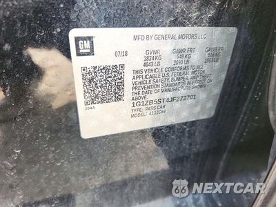 Zdjęcie 12 z 12 samochodu: 2018 CHEVROLET MALIBU LS VIN:1G1ZB5ST4JF273701 - miniatura