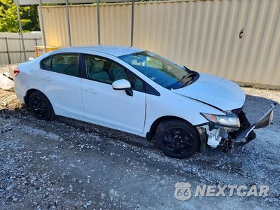 Czwarte zdjęcie samochodu z boku: 2015 HONDA CIVIC LX VIN:19XFB2F53FE078291 - miniatura