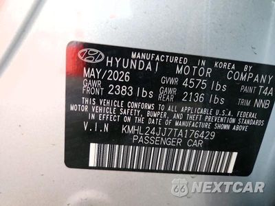 Zdjęcie 13 z 13 samochodu: 2026 HYUNDAI SONATA HYBRID BLUE VIN:KMHL24JJ7TA176429 - miniatura