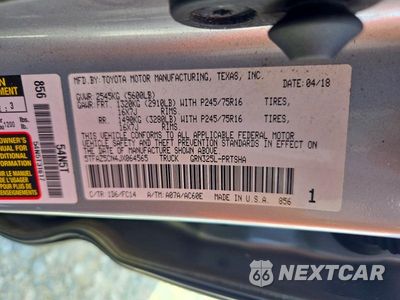 Zdjęcie 12 z 12 samochodu: 2018 TOYOTA TACOMA SR5 V6 VIN:5TFAZ5CN4JX064565 - miniatura