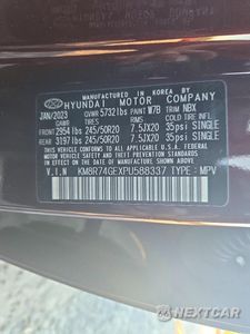 Zdjęcie 14 z 14 samochodu: 2023 HYUNDAI PALISADE CALLIGRAPHY VIN:KM8R74GEXPU588337 - miniatura