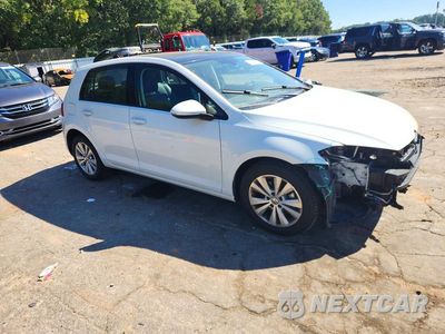 Czwarte zdjęcie samochodu z boku: 2021 VOLKSWAGEN GOLF VIN:3VWG57AU0MM012403 - miniatura