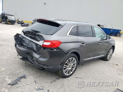 Trzecie zdjęcie samochodu z tyłu: 2017 LINCOLN MKX RESERVE VIN:2LMPJ8LR6HBL45421 - miniatura