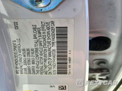Zdjęcie 12 z 12 samochodu: 2022 HONDA ACCORD SPORT SE VIN:1HGCV1F41NA037236 - miniatura
