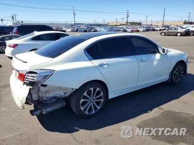 Trzecie zdjęcie samochodu z tyłu: 2014 HONDA ACCORD EXL VIN:1HGCR3F86EA012044 - miniatura