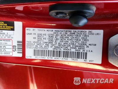 Zdjęcie 12 z 12 samochodu: 2007 TOYOTA TACOMA DOUBLE CAB PRERUNNER LONG BED VIN:5TEKU72N37Z352031 - miniatura