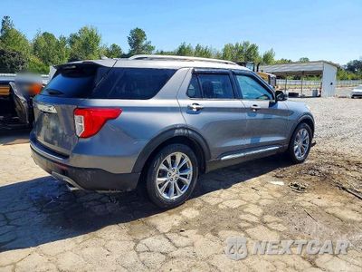 Trzecie zdjęcie samochodu z tyłu: 2021 FORD EXPLORER LIMITED VIN:1FMSK7FH0MGB07082 - miniatura