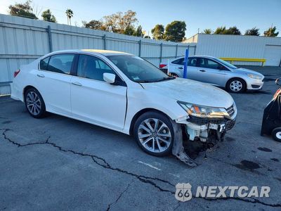 Czwarte zdjęcie samochodu z boku: 2015 HONDA ACCORD SPORT VIN:1HGCR2F59FA275081 - miniatura
