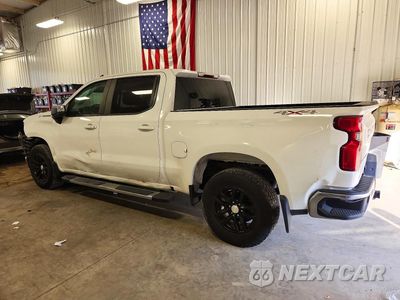 Drugie zdjęcie samochodu z przodu: 2021 CHEVROLET SILVERADO K1500 LT VIN:3GCUYDET5MG288300 - miniatura