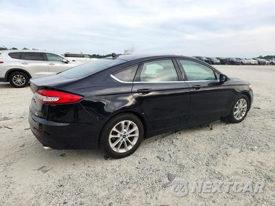 Trzecie zdjęcie samochodu z tyłu: 2019 FORD FUSION SE VIN:3FA6P0HD5KR135187 - miniatura