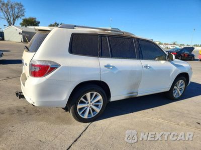 Trzecie zdjęcie samochodu z tyłu: 2010 TOYOTA HIGHLANDER HYBRID LIMITED VIN:JTEJW3EHXA2041434 - miniatura