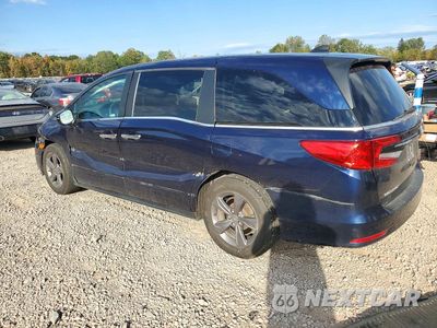 Drugie zdjęcie samochodu z przodu: 2022 HONDA ODYSSEY EX VIN:5FNRL6H57NB035211 - miniatura
