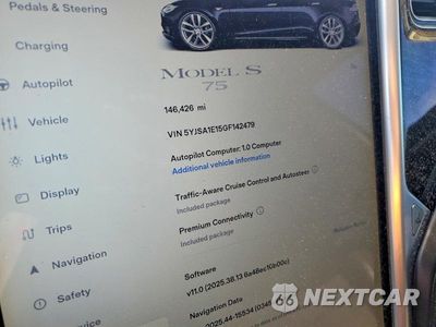 Zdjęcie 9 z 12 samochodu: 2016 TESLA MODEL S VIN:5YJSA1E15GF142479 - miniatura