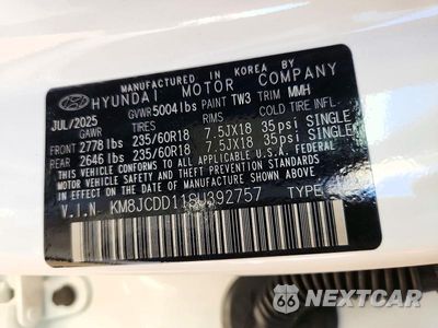 Zdjęcie 13 z 13 samochodu: 2025 HYUNDAI TUCSON SEL CONVENIENCE VIN:KM8JCDD11SU392757 - miniatura
