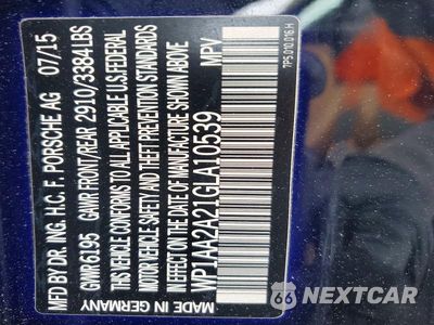 Zdjęcie 13 z 13 samochodu: 2016 PORSCHE CAYENNE VIN:WP1AA2A21GLA10539 - miniatura