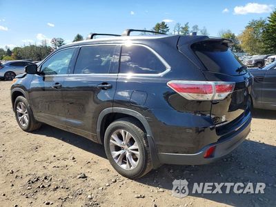 Drugie zdjęcie samochodu z przodu: 2014 TOYOTA HIGHLANDER XLE VIN:5TDJKRFH6ES032133 - miniatura